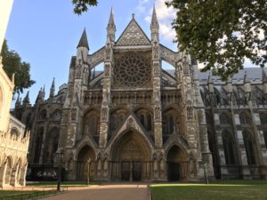 Westminster Abbey when it was closed to the public.