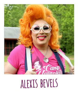 Alexis Bevels, host of our bingo night from home, poses in front of tree-filled background.